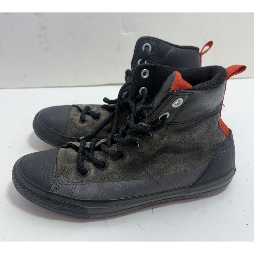 Converse All Star‎ Chuck Taylor Black Suede Ankle Boot Sneaker Junior Size 5